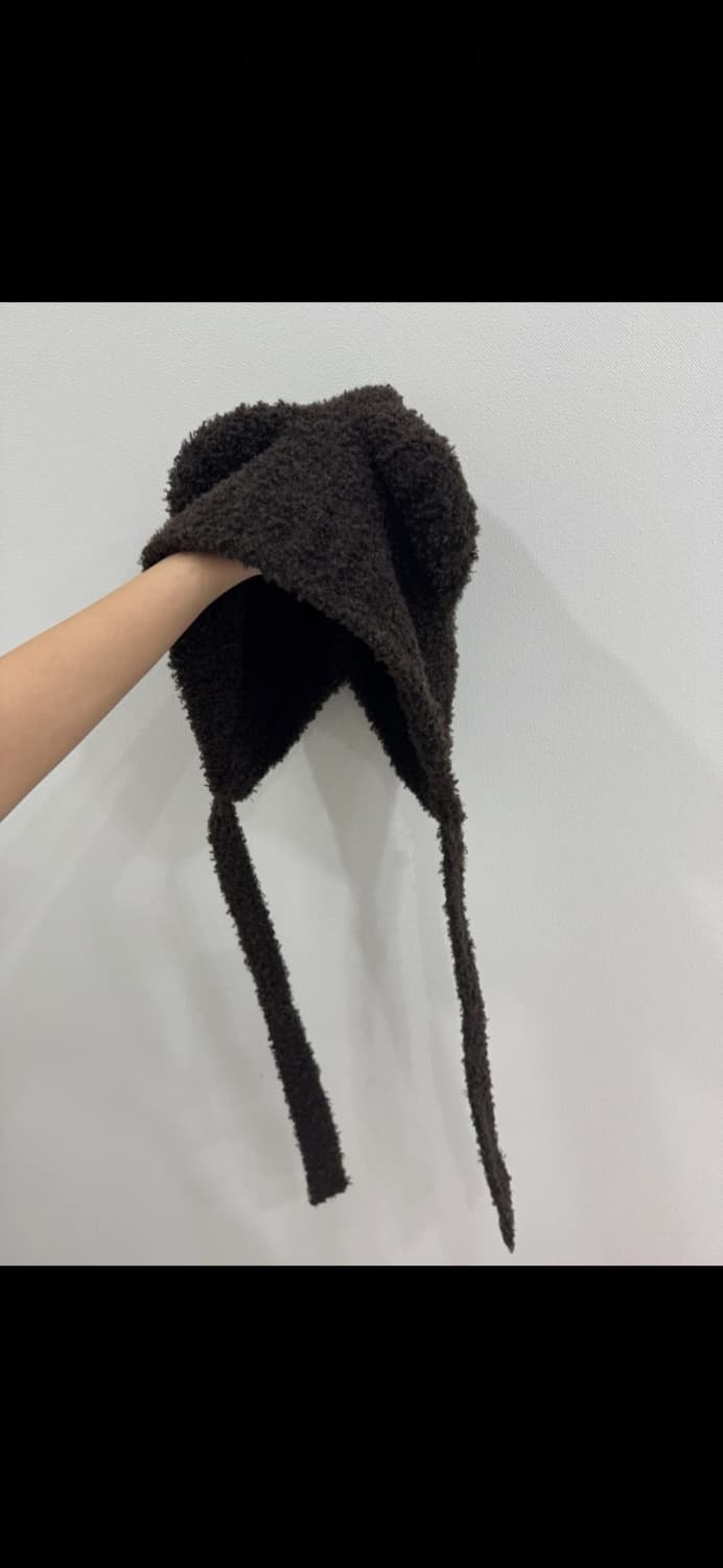 곰돌이 귀 모양 털모자 상품이미지1