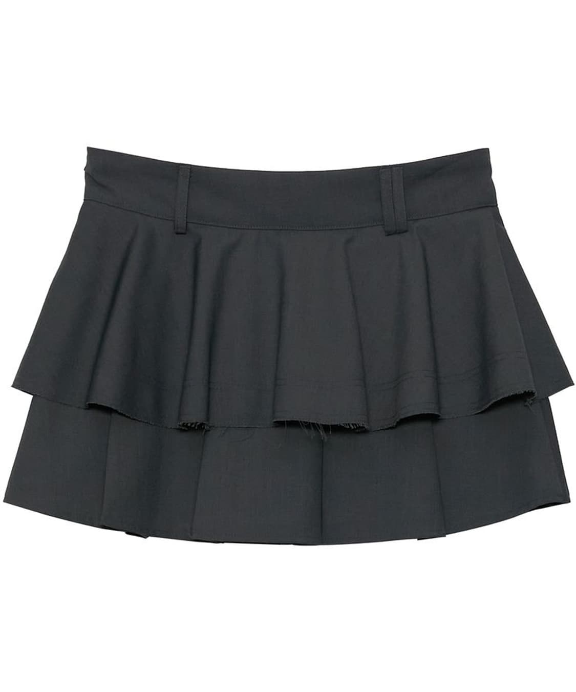 플레어업 치마 Layered Pleats Skirt 차콜 1사이즈 상품이미지5