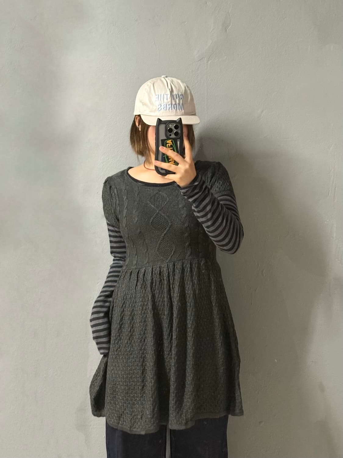 twist detail knit one-piece 상품이미지1