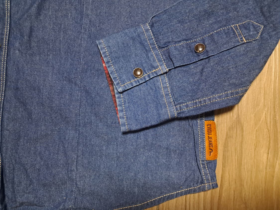 에비수 데님셔츠 M/L 상품이미지8