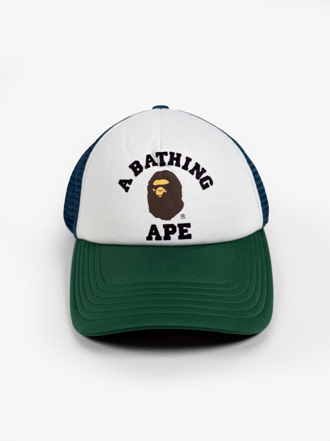 베이프 컬리지 메쉬 캡 블루 상품이미지1