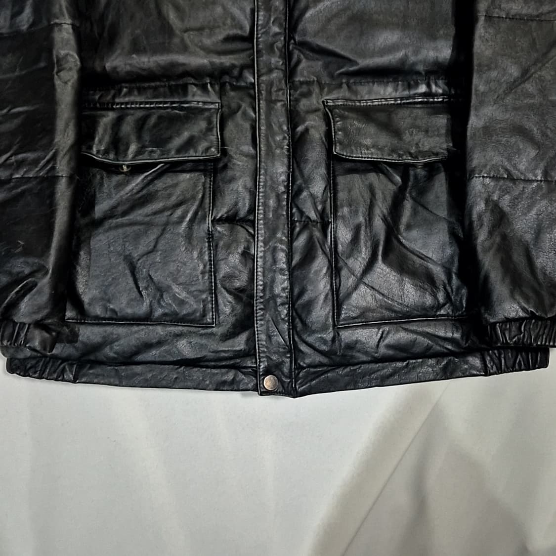 Vtg_소가죽 웨스턴 패딩 점퍼 상품이미지4