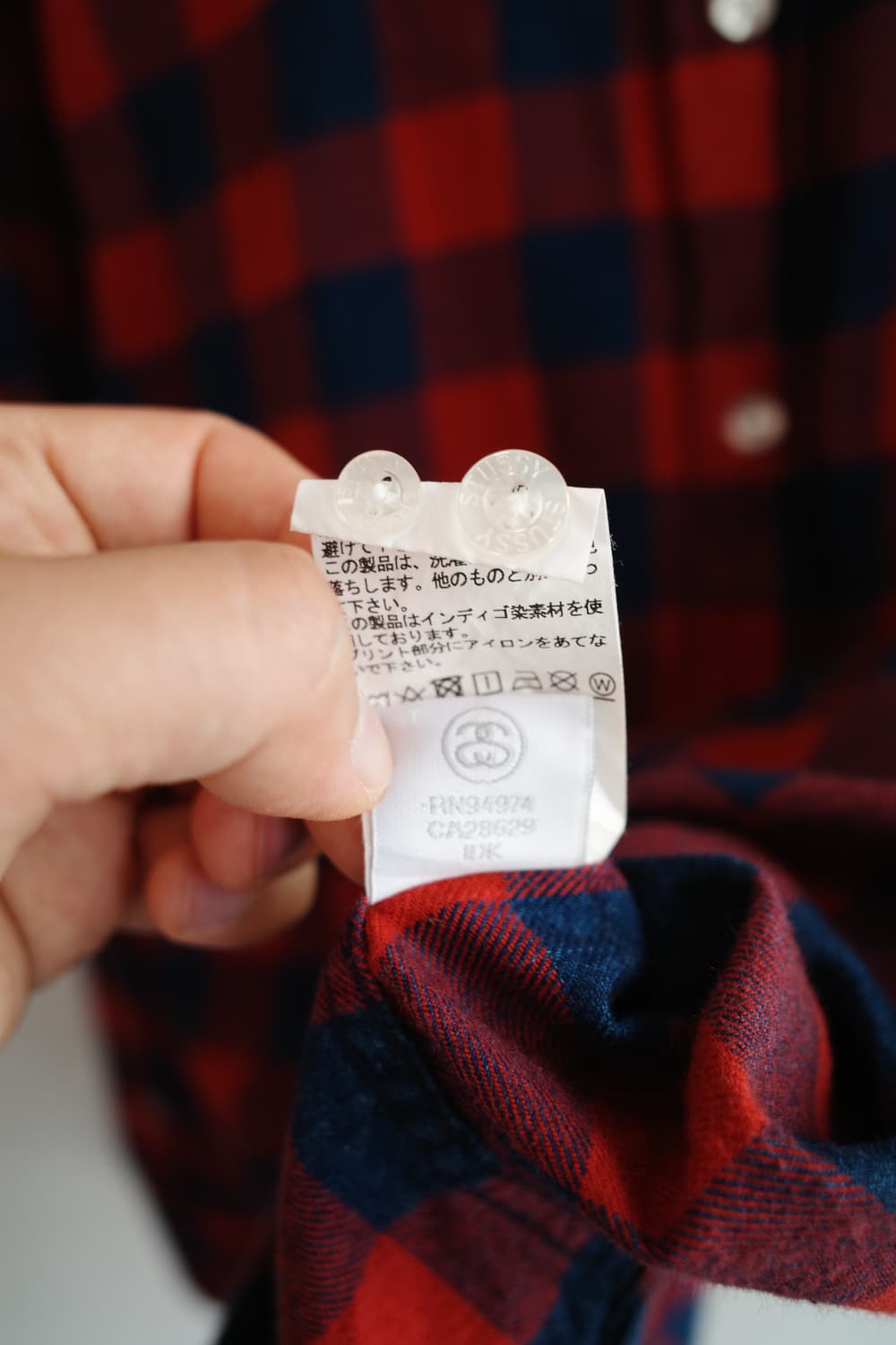 Stussy classic 스투시 버팔로체크 포켓 셔츠 상품이미지6