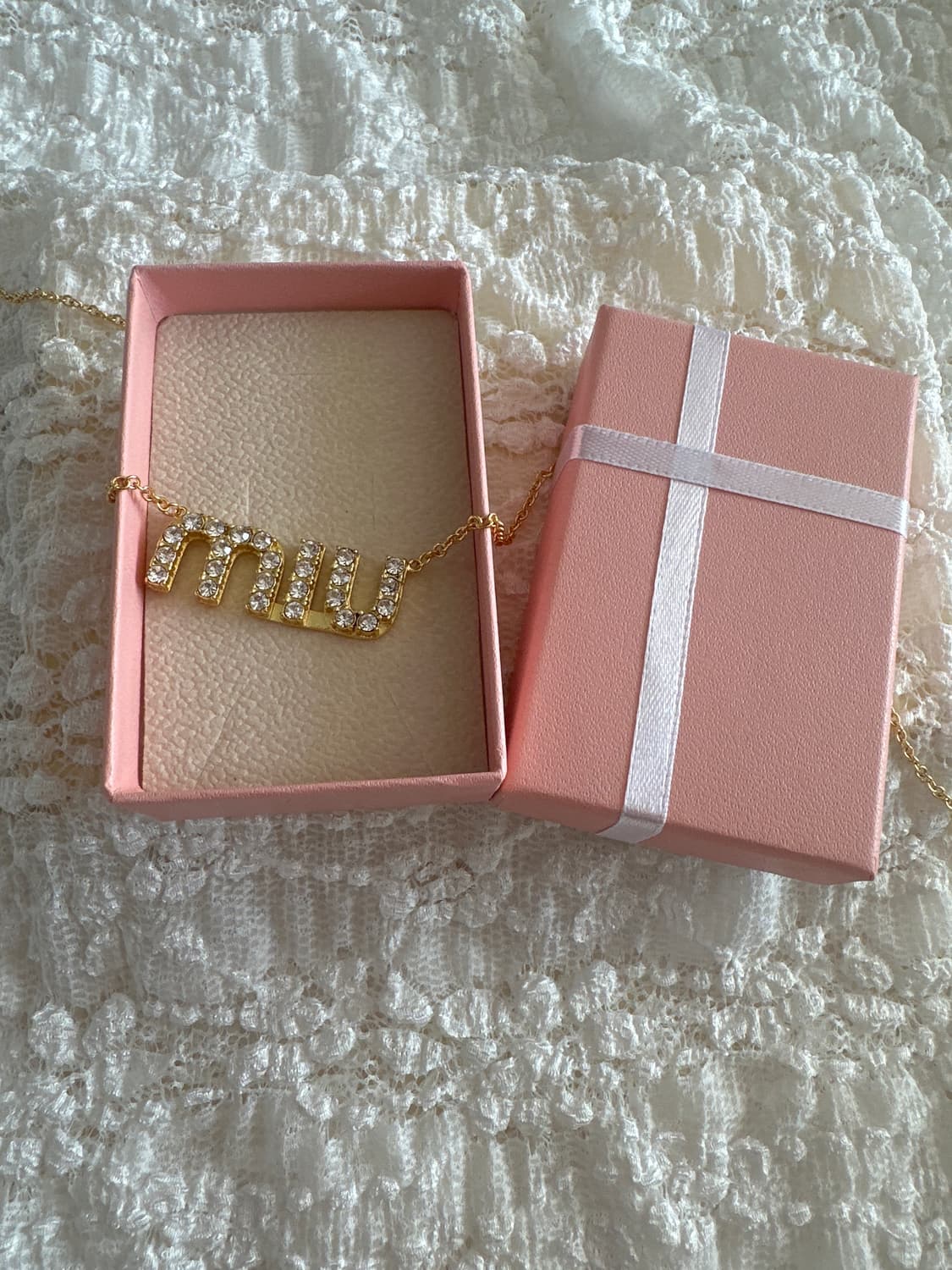 미우 업사이클링 옐로우골드 목걸이(42-50센티) 상품이미지5