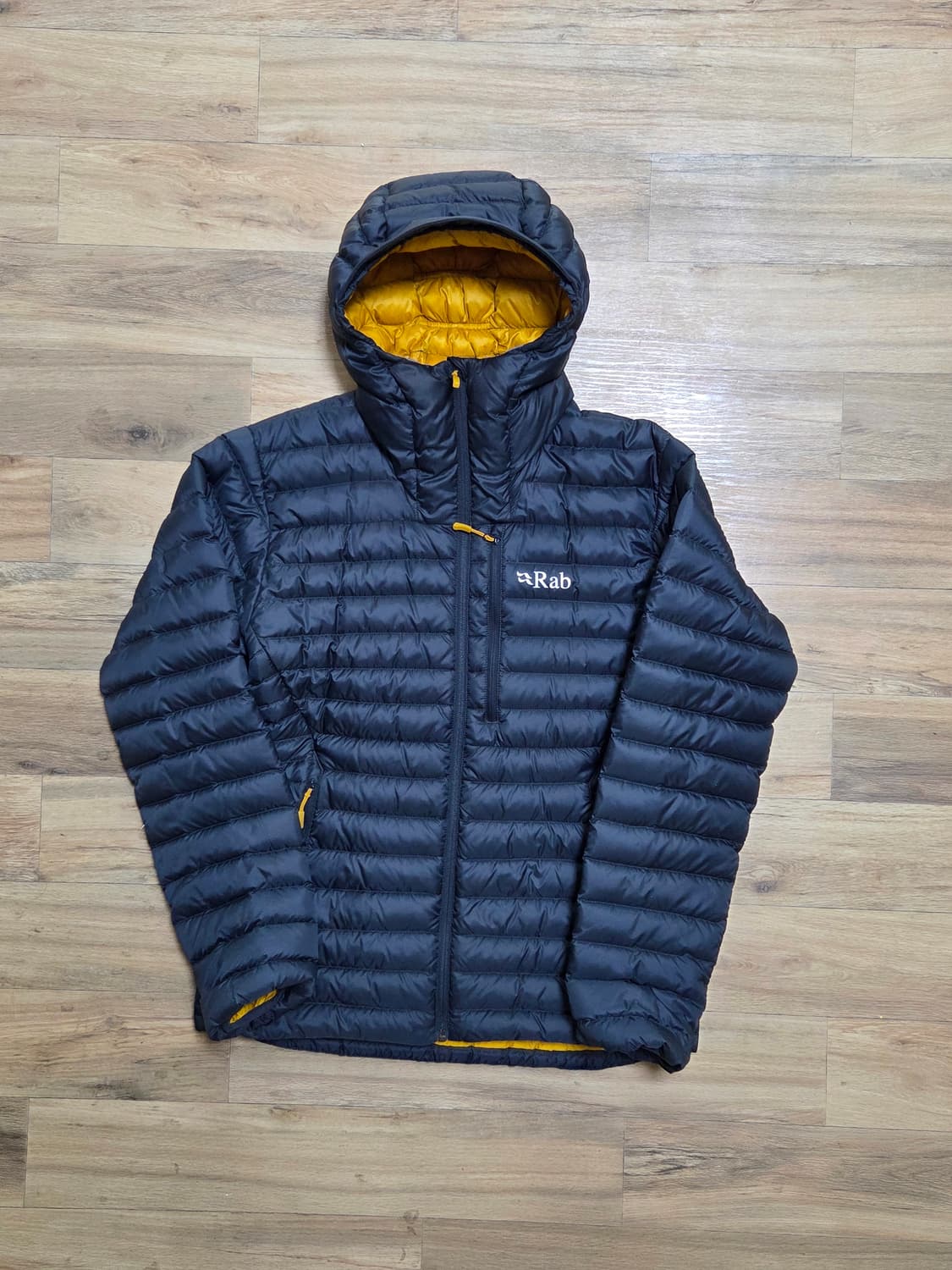US-M 랩 Rab 마이크로 알파인 경량패딩 네이비 벨루가 상태 최상 상품이미지1