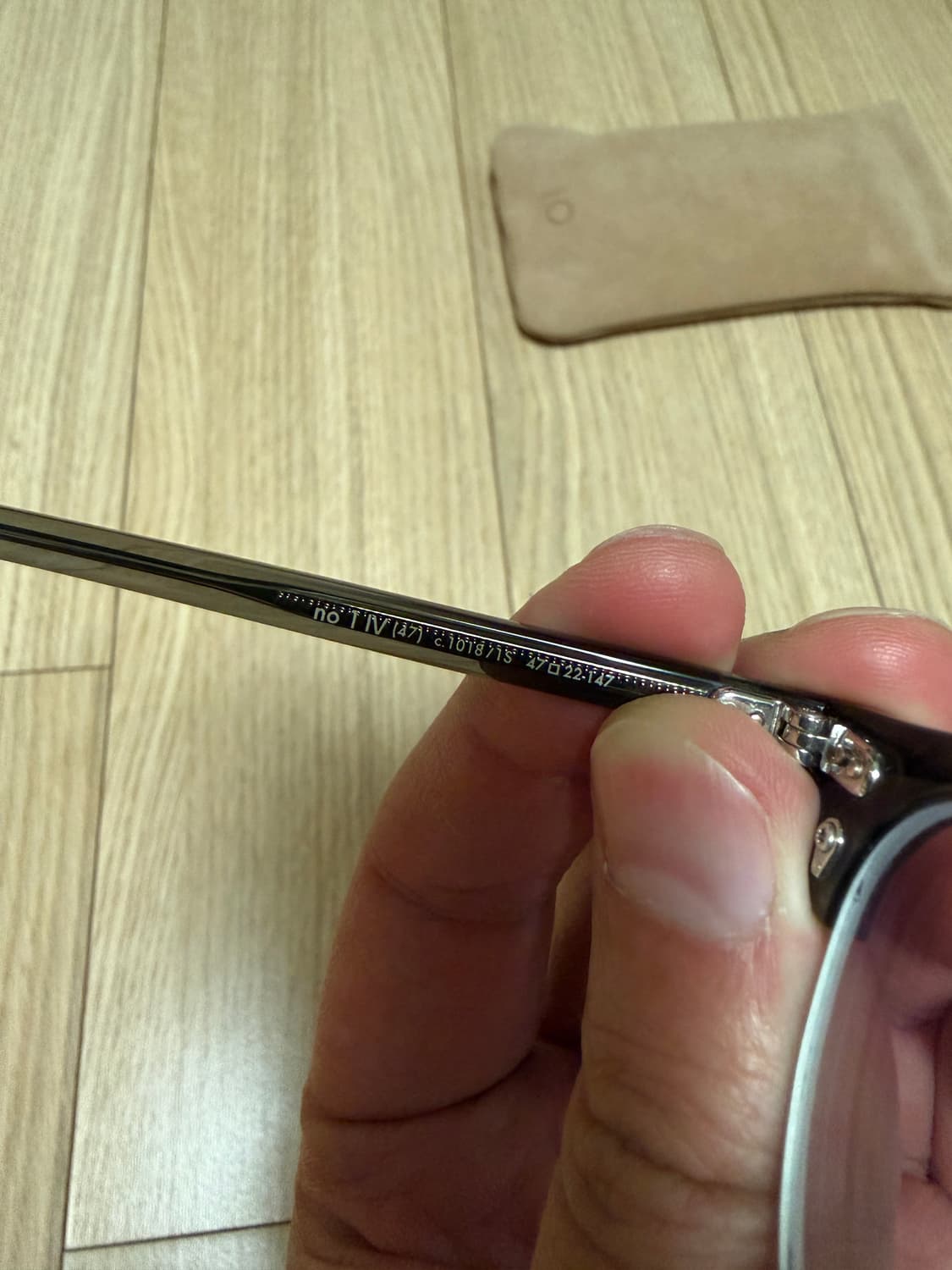  텐아이반 10eyevan No.1 하금테 그레이클리어 색상 상품이미지2