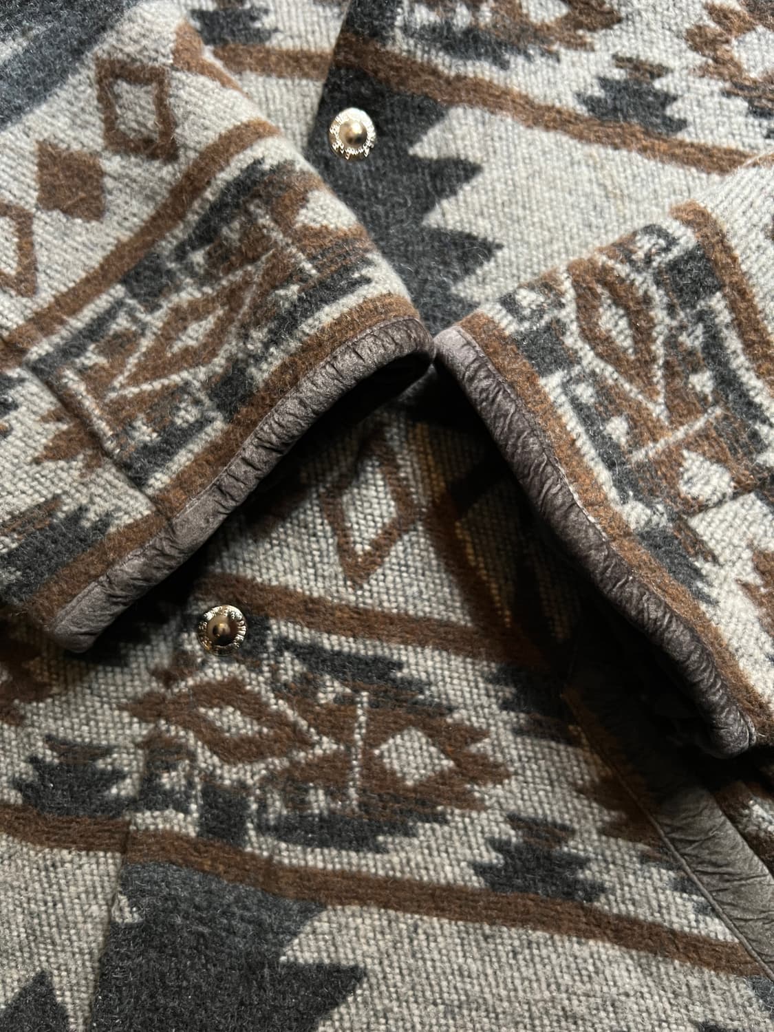 [XL]USA 빈티지 나바호 패턴 울 자켓 상품이미지5
