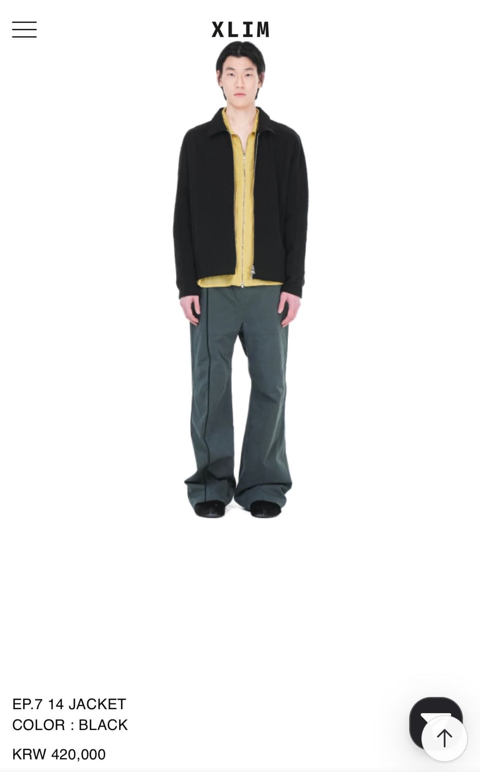 [L] 엑슬림 EP.7 14 자켓 블랙 상품이미지1