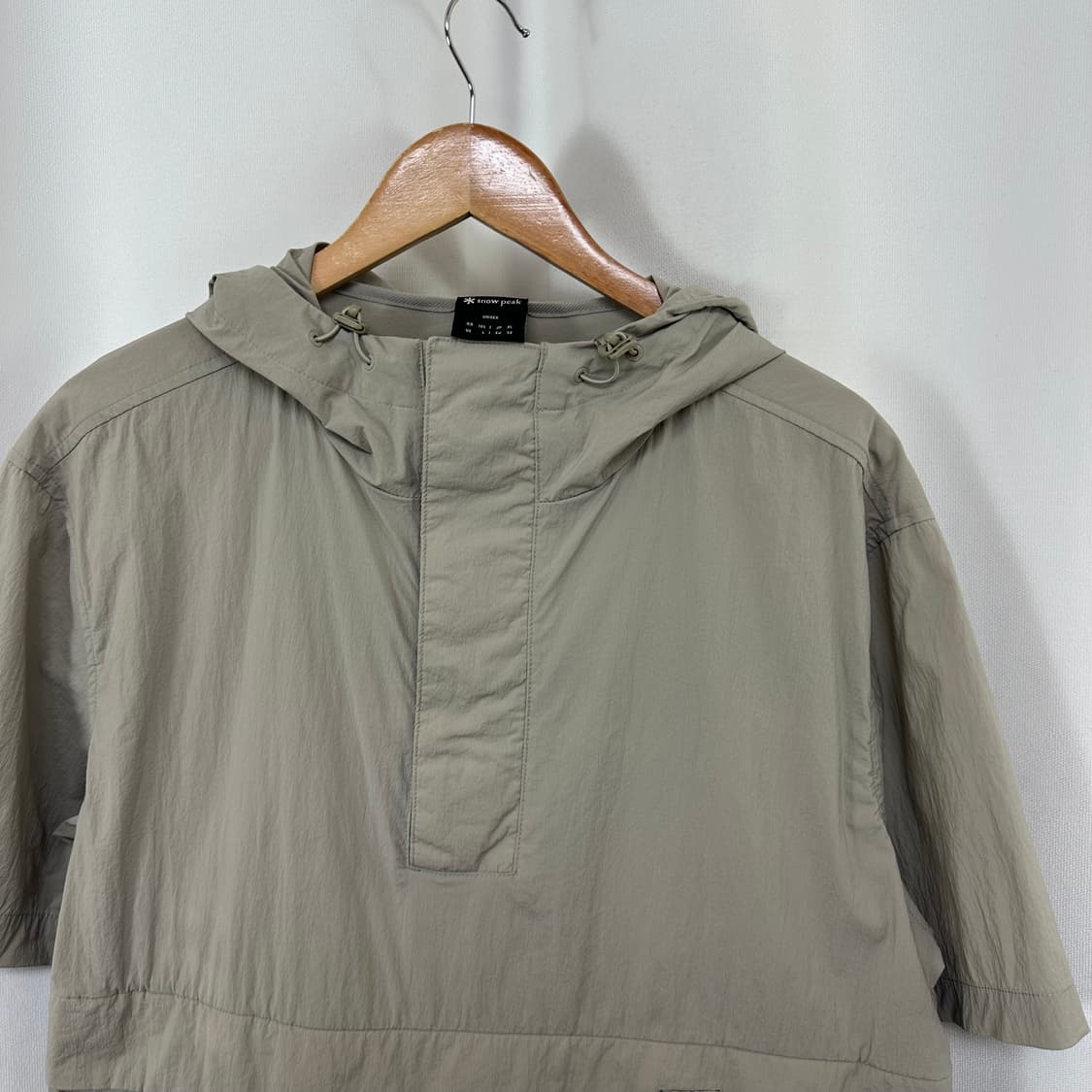 스노우피크 남자 후드 반팔티 나일론 105 상품이미지2