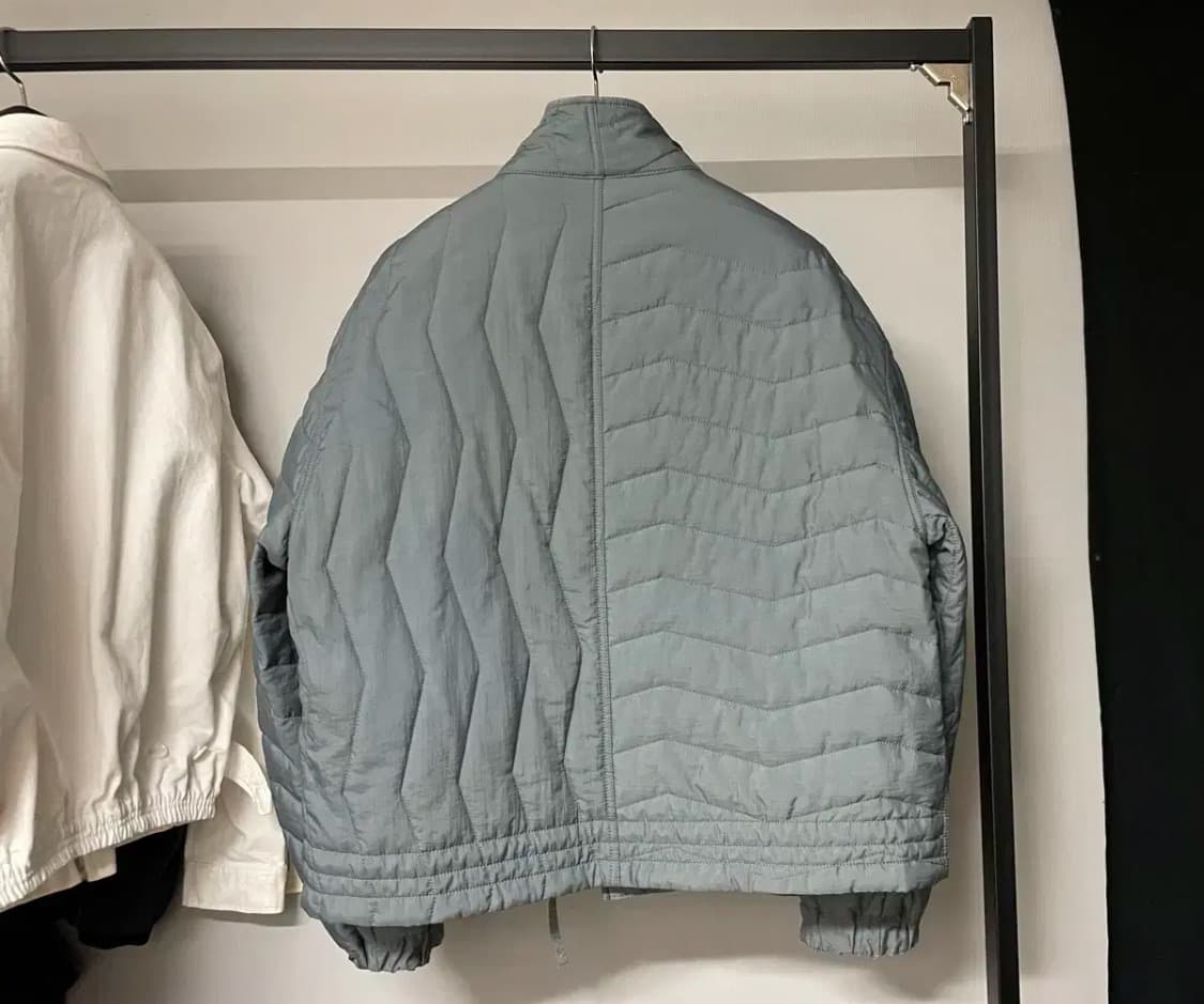 언어펙티드 퀄팅 블루종- M 아쿠아 상품이미지2