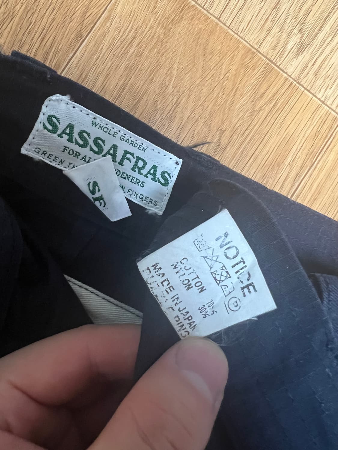 사사프라스 네이비 립스탑 쇼츠 상품이미지3