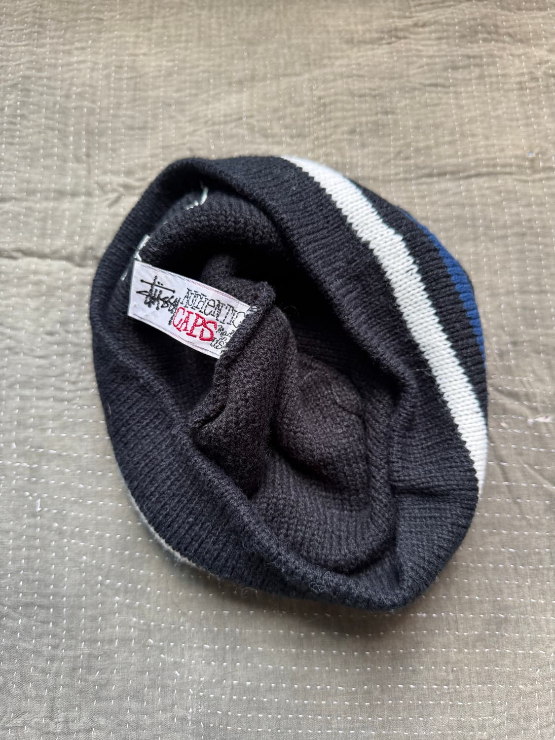 90s 스투시 스트라이프 비니 상품이미지6