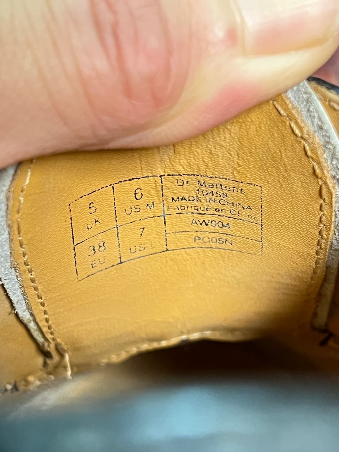 닥터마틴 10458 브로그 윙팁 플랫폼 슈즈(38) 240 상품이미지6