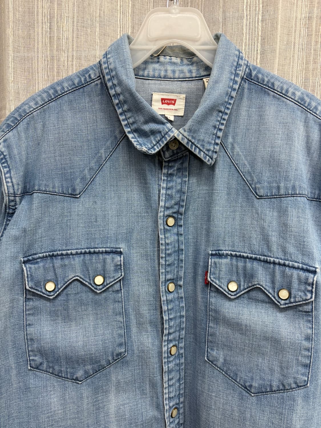 리바이스 웨스턴 중청 데님 셔츠 상품이미지4