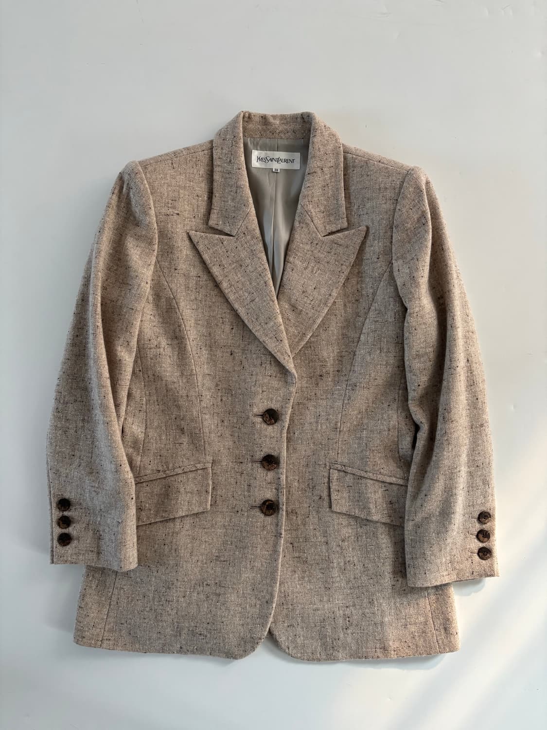 Yves Saint Laurent 입생로랑 아이보리 트위드 셋업 상품이미지4