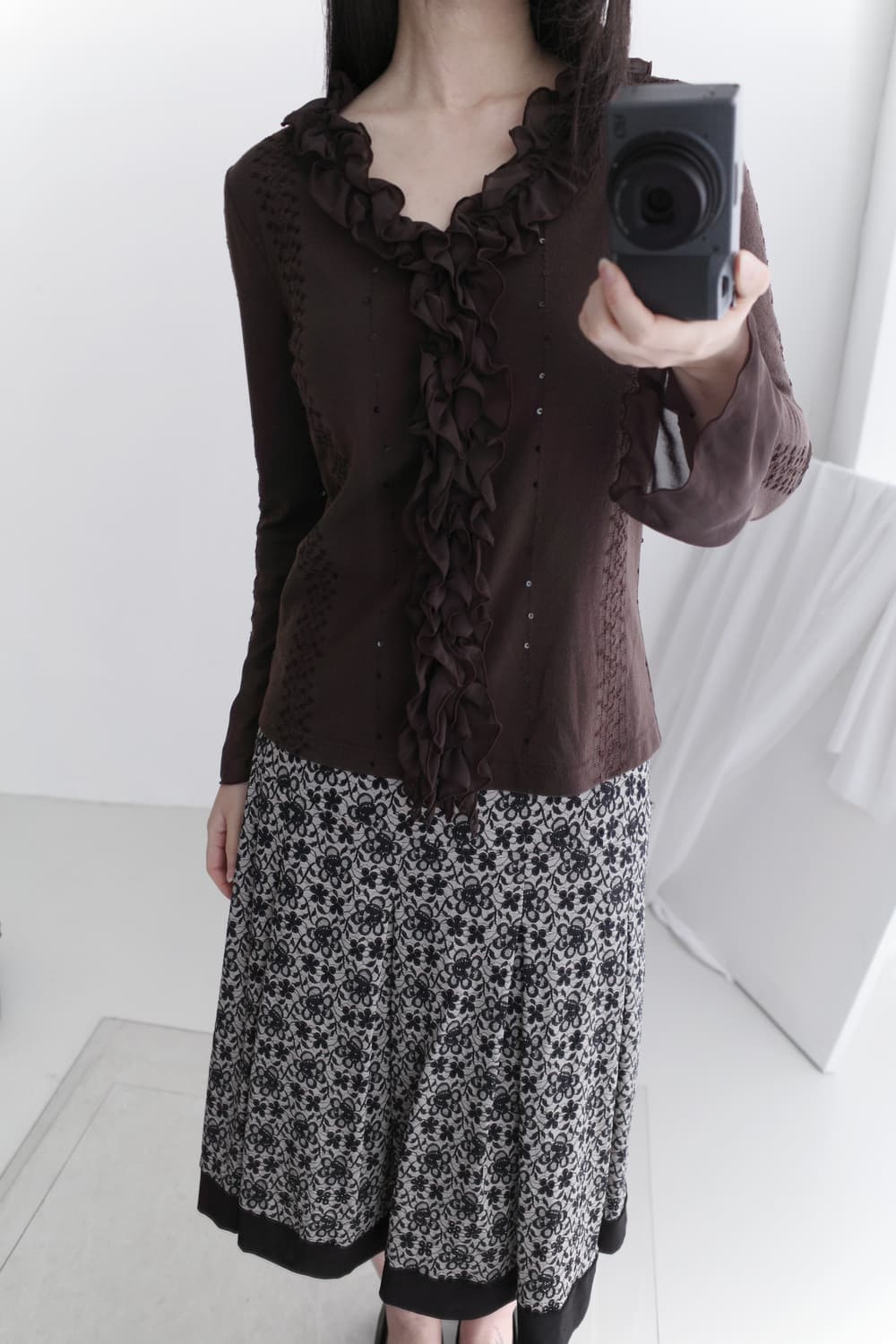 frill sequin long sleeve 상품이미지5