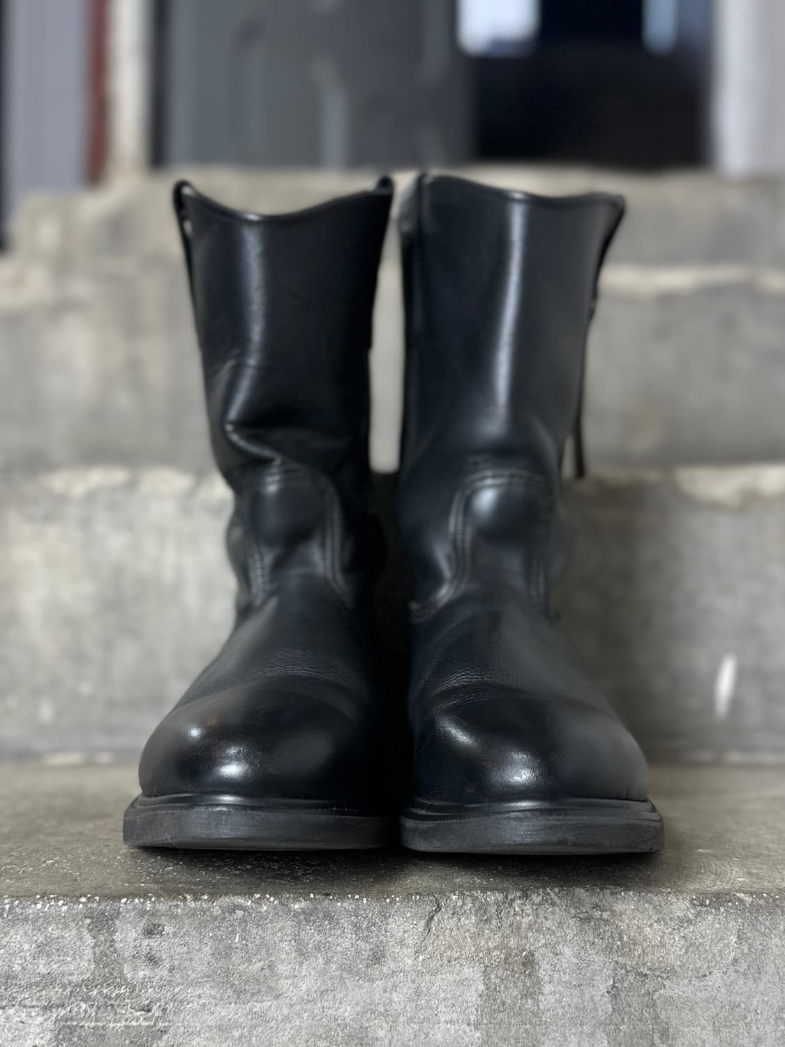 00's OG USA Made 레드윙 1125 페코스 블랙 웨스턴 부츠 상품이미지6