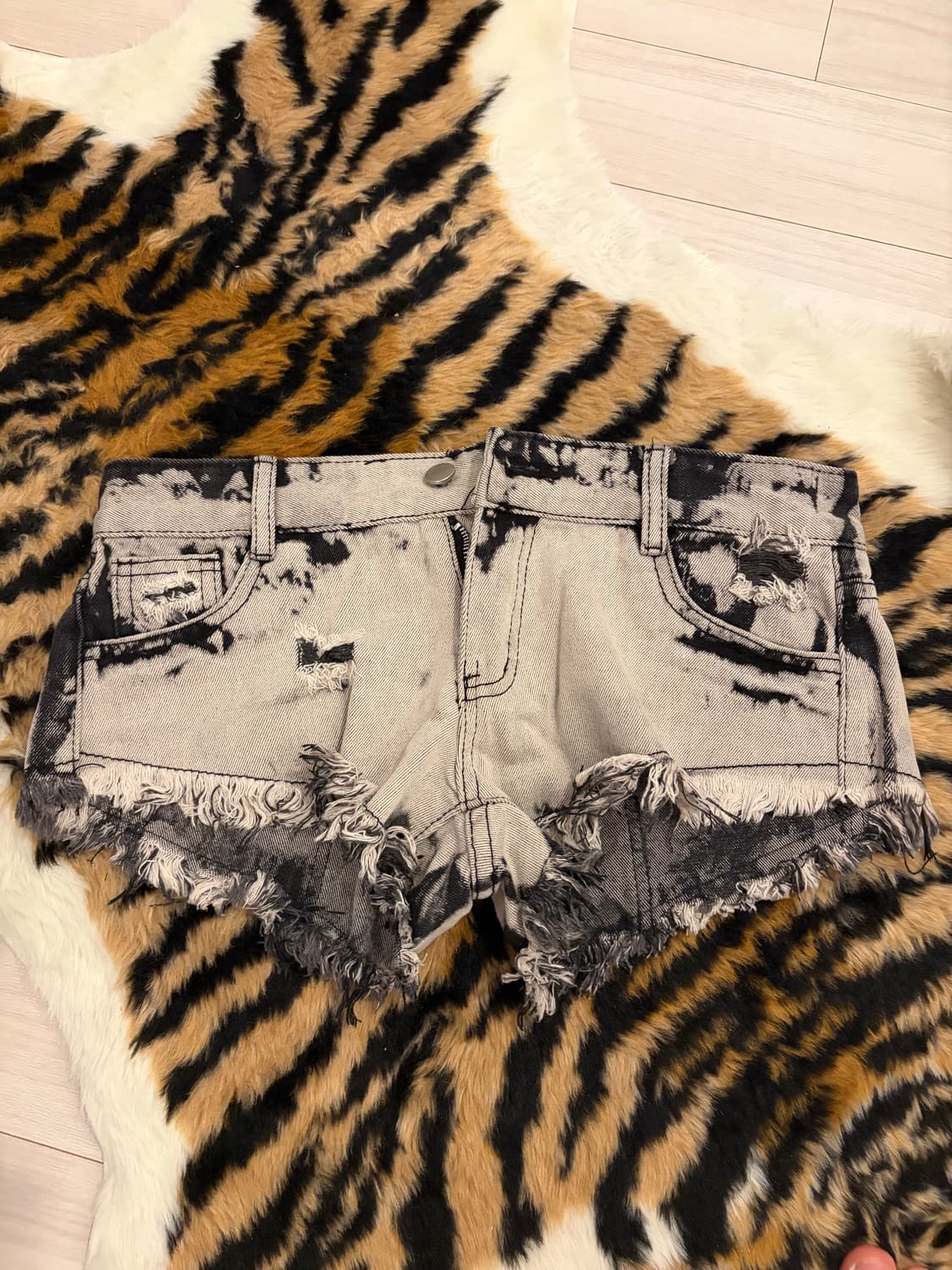 Denim hot pants 상품이미지2