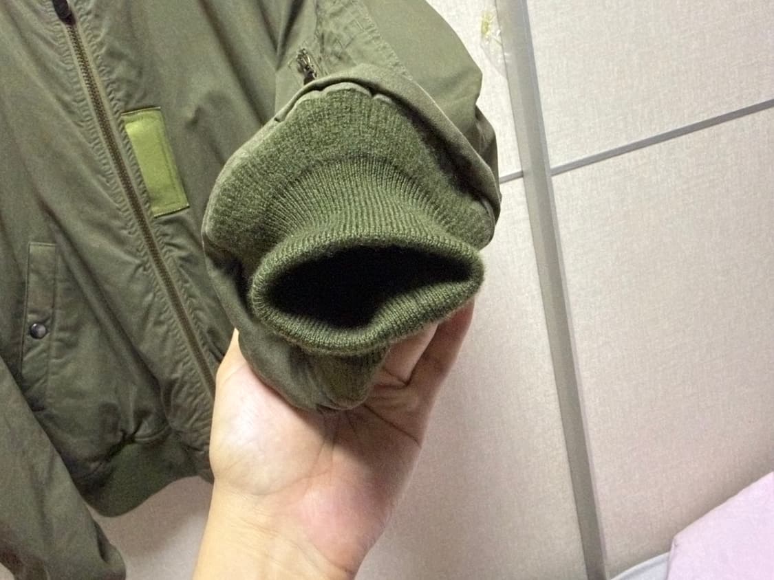 이얼즈어고 24fw 울파일 ma-1 2사이즈 상품이미지4