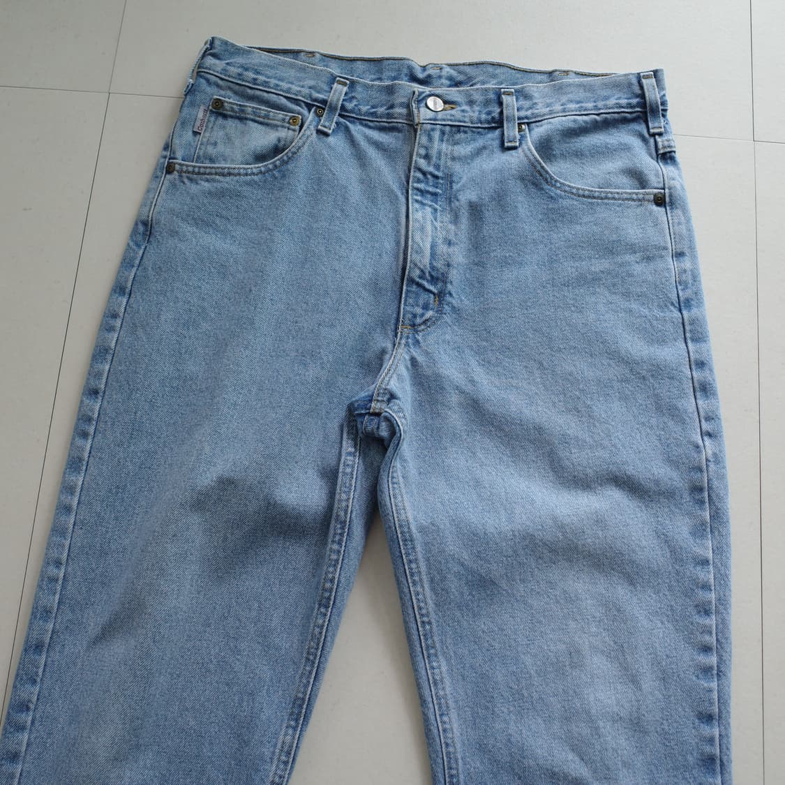 칼하트 B18 BTW 테이퍼드 데님 팬츠 36x30 상품이미지2