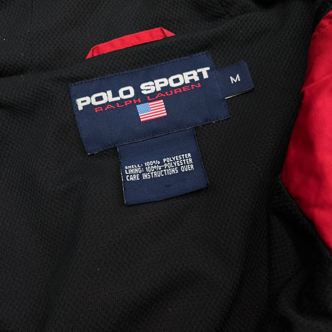폴로 랄프로렌 레드 후드 바람막이 M 상품이미지6