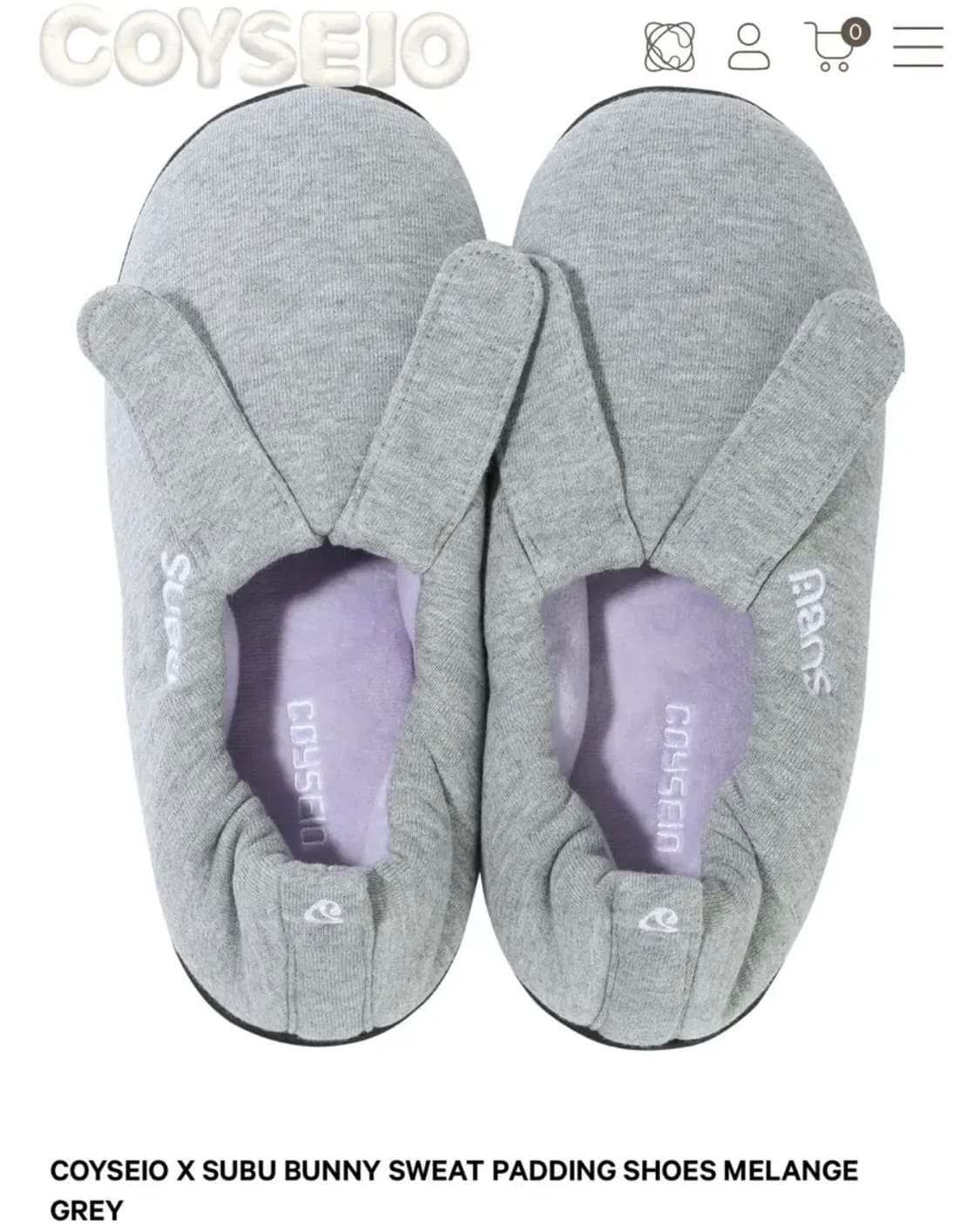 코이세이오 COYSEIO X SUBU BUNNY SWEAT PADDING 상품이미지1