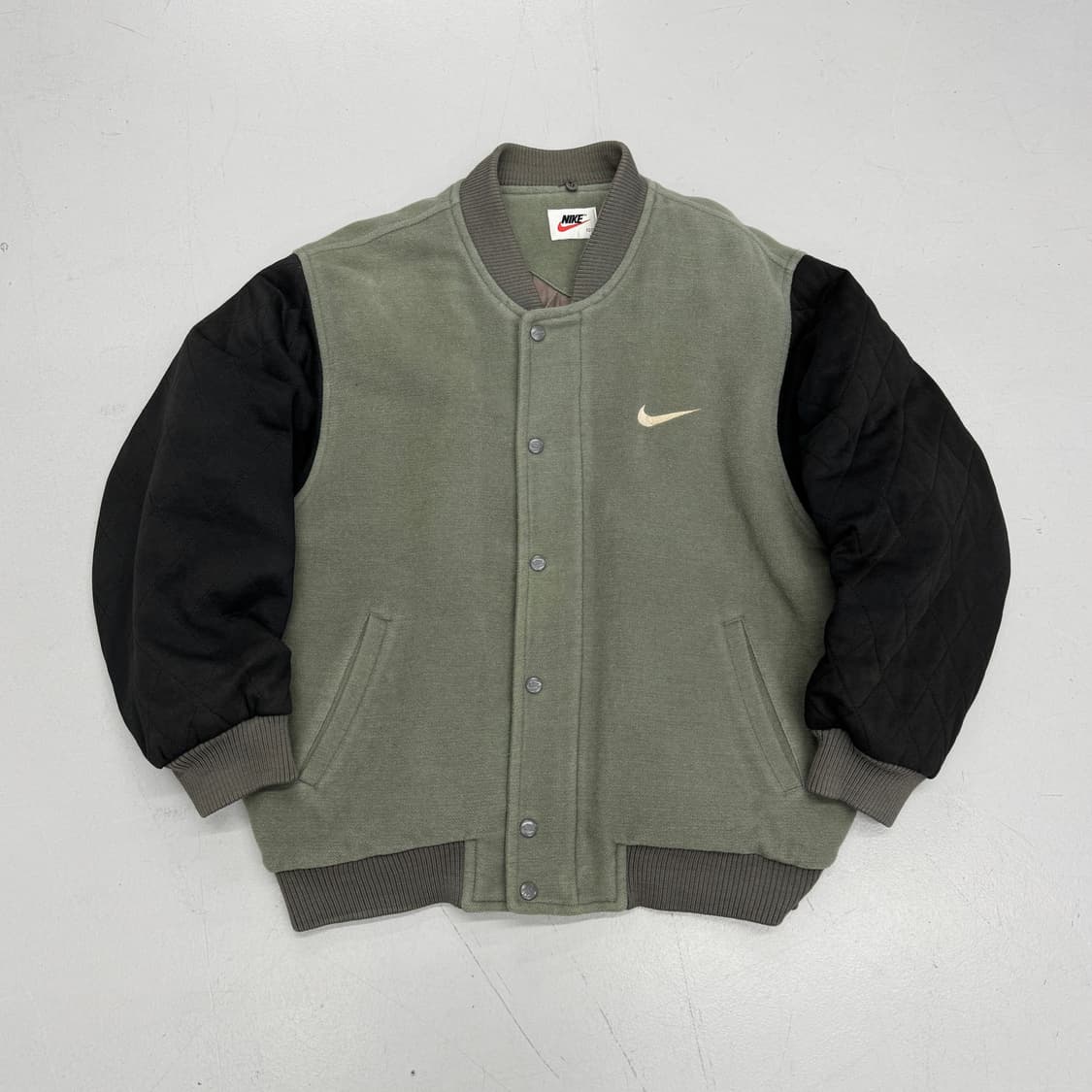 나이키 90s 스우시 모직 울 빅로고 바시티 자켓 상품이미지2