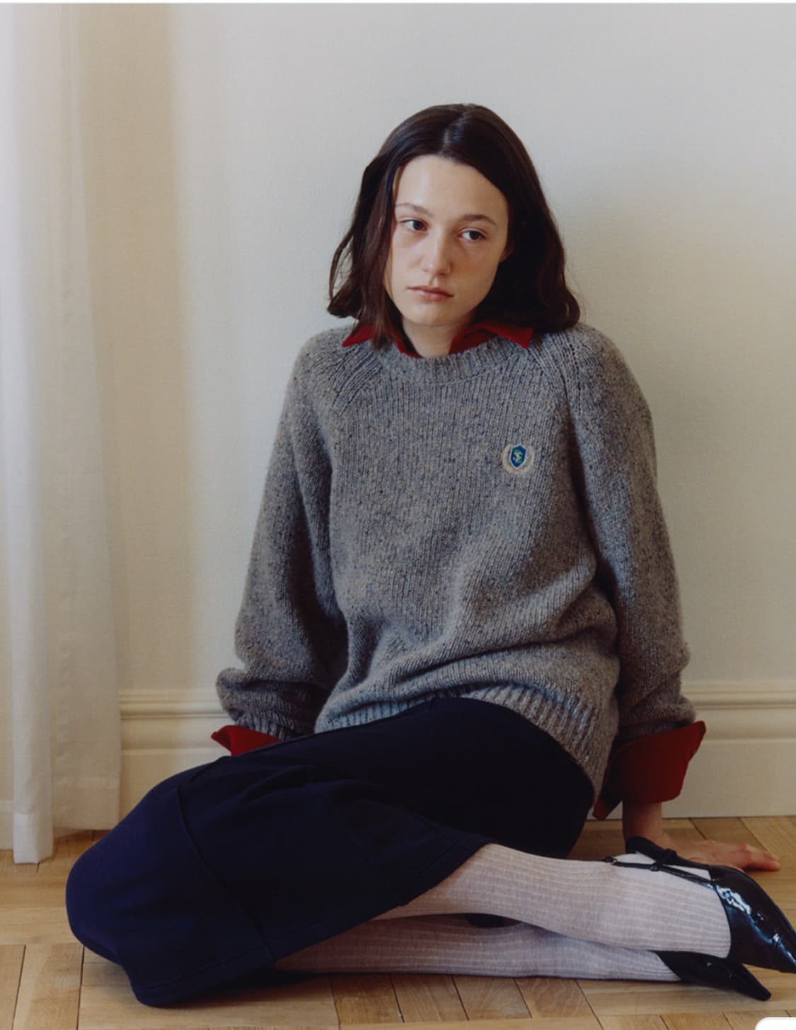 Sienne Denver Wool Knit grey 시엔느 덴버 니트 상품이미지1