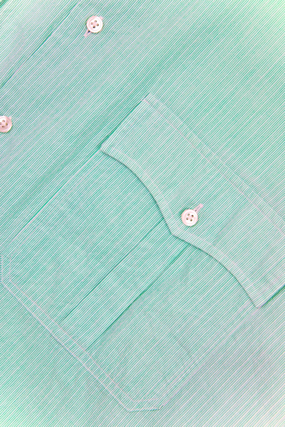 Porter classic 롤업 스트라이프 셔츠 그린 상품이미지4
