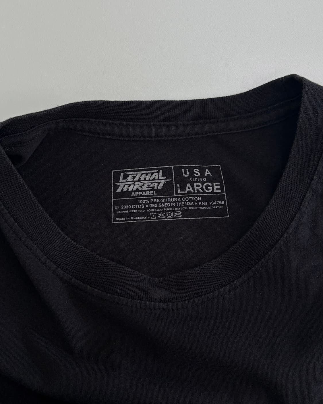 [L]USA 모터싸이클 스컬 프린팅 반팔 티셔츠 상품이미지7