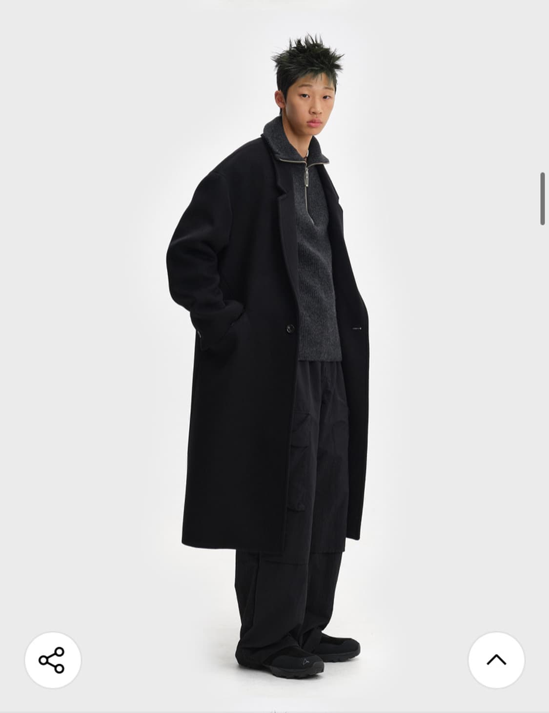 벨리에 시티 솔리드 캐시미어 코트 상품이미지1