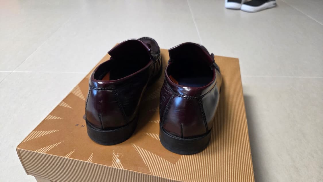 콜한 허드슨 테슬 로퍼 버건디 로퍼 상품이미지4