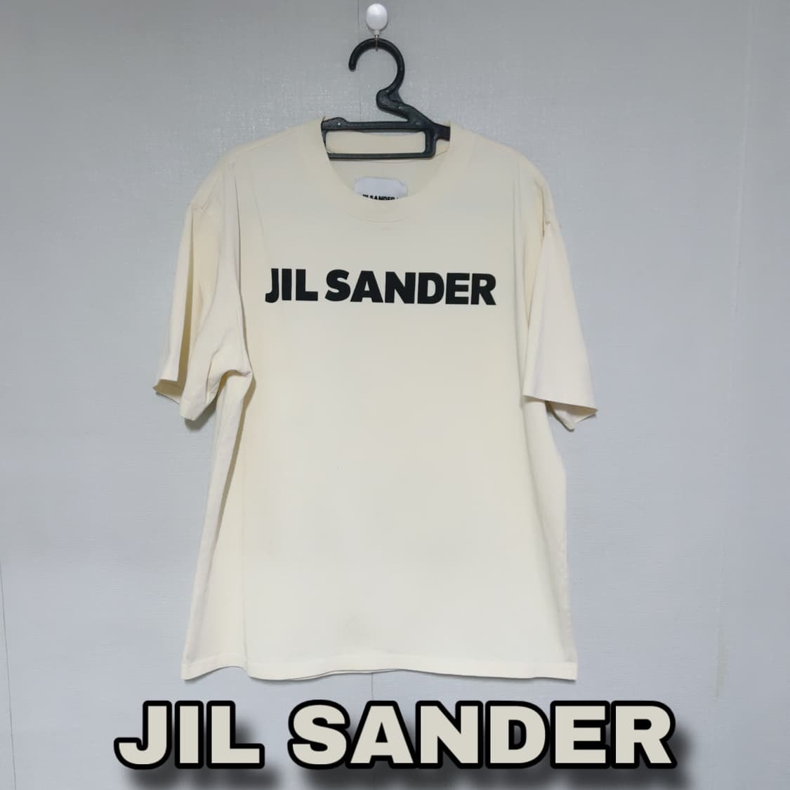 질샌더 로고 프린팅 여름 공용 반팔티 상품이미지1