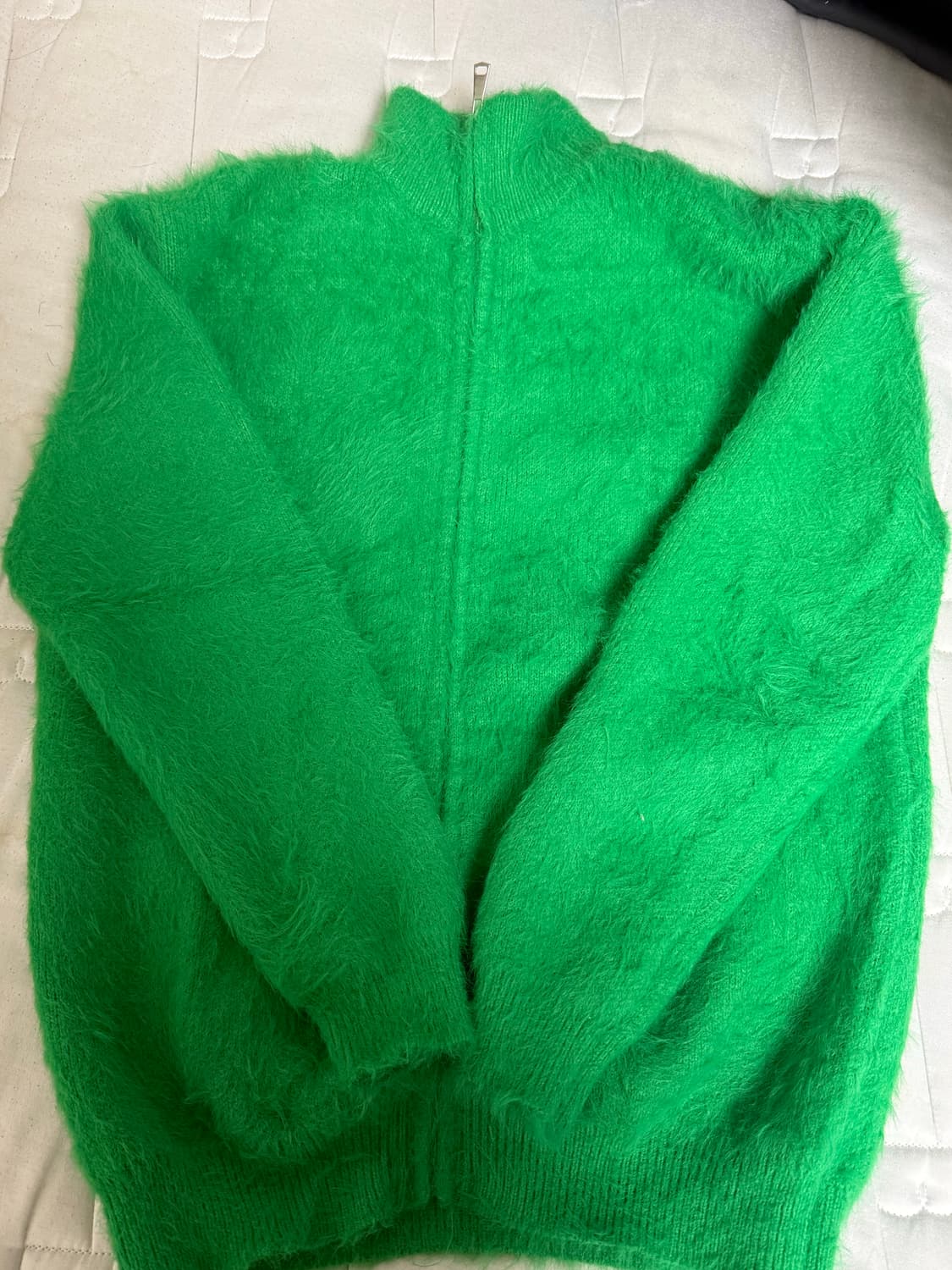 앙고라 니트집업 상품이미지1