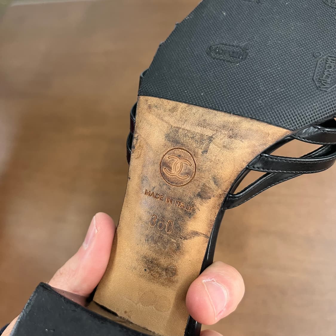 샤넬 레더 샌들 36c 상품이미지5