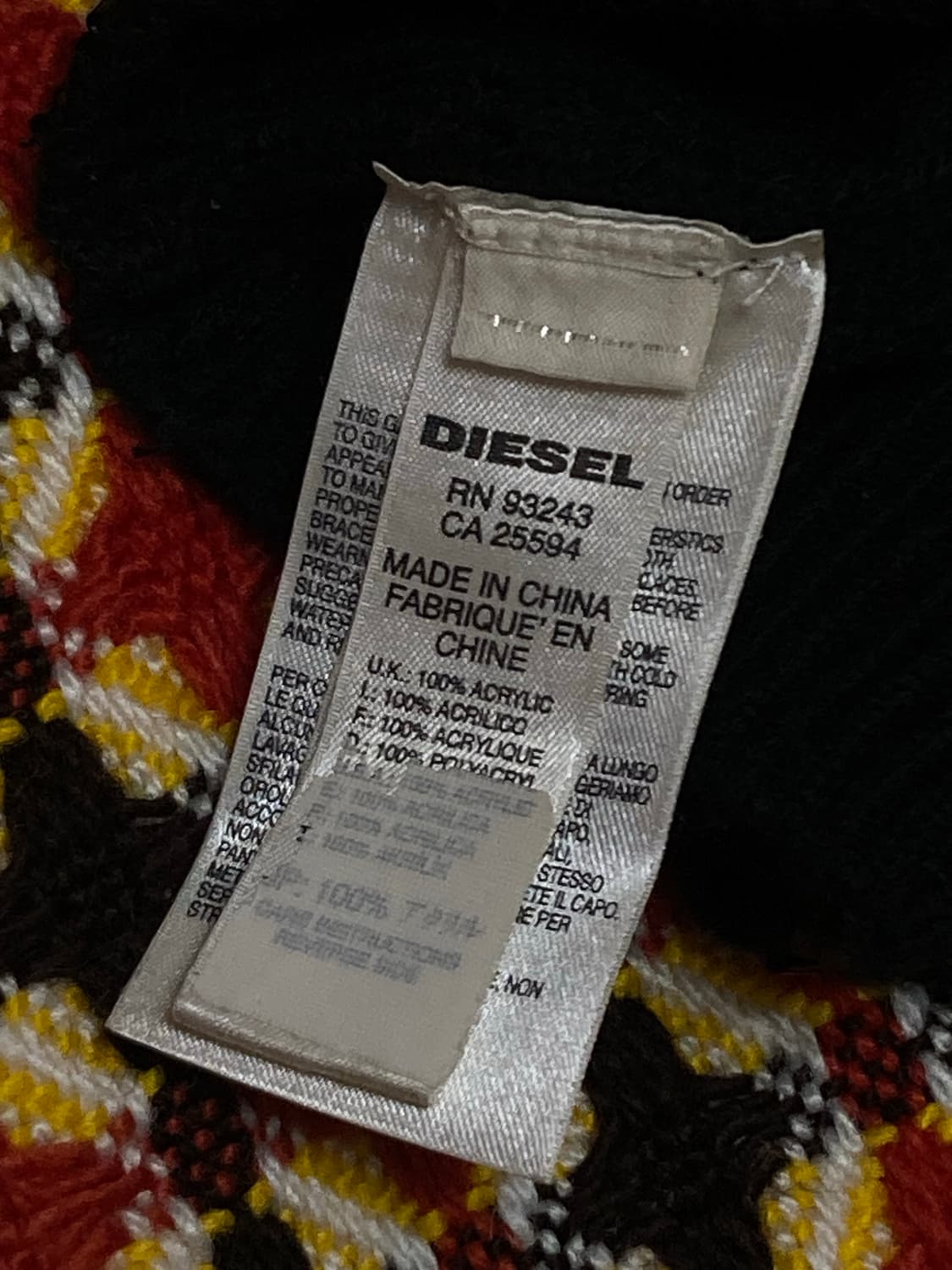 디젤 스펭클 비니 비갸루 고딕갸루 y2k 고딕펑크 지뢰계 상품이미지4