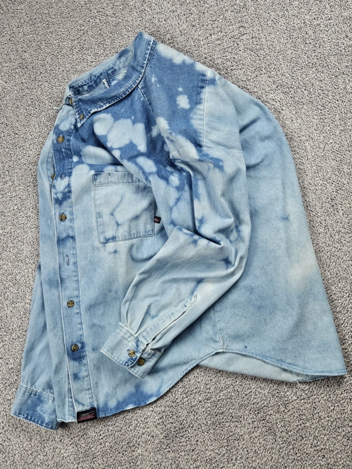 디키즈 다잉 워시드 커스텀 데님 자켓 ( 3XL ) / 10533 상품이미지3