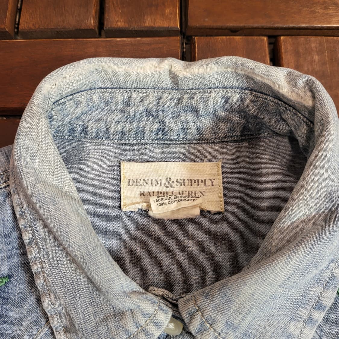 데님 앤 서플라이 랄프 로렌 셔츠 (M) 상품이미지5