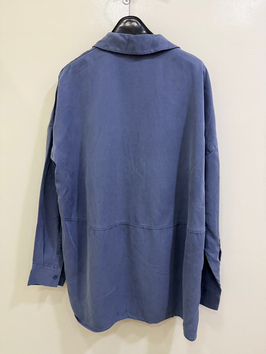 COS 코스 오버핏 블루 셔츠(정품) 상품이미지3