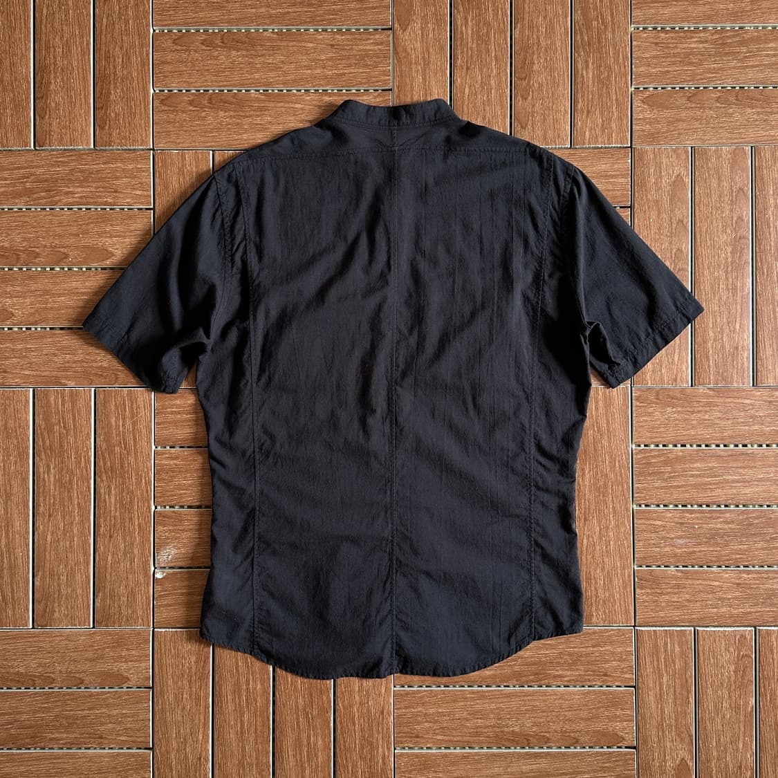The Viridi Anne zip silk 1/2 shirts 상품이미지2