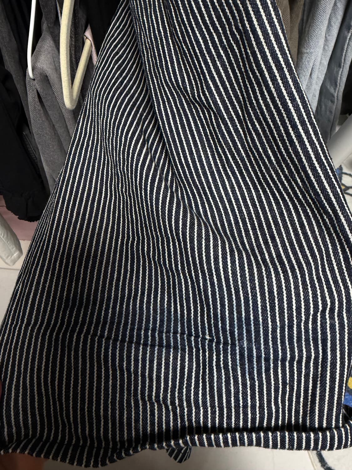 웹하우스 스트라이프 데님 단종 상품이미지5