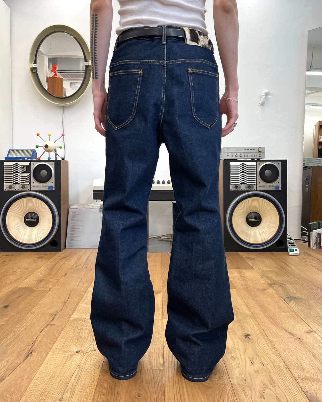 [M] BED j.w. FORD x Lee 베드포드 부츠컷 데님 팬츠 상품이미지2