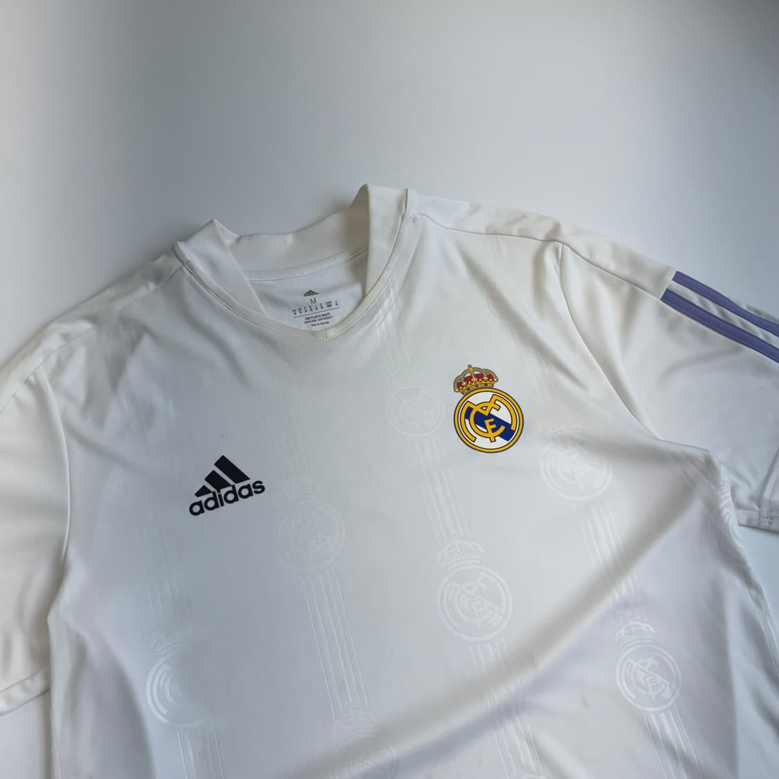 Adidas 아디다스 레알마드리드 화이트 트랙탑 반팔 상품이미지4