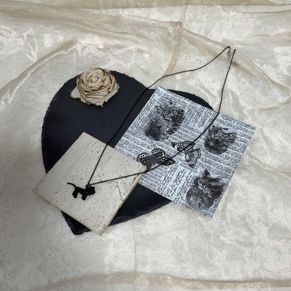 빈티지 고딕 늑대느낌 목걸이 상품이미지2