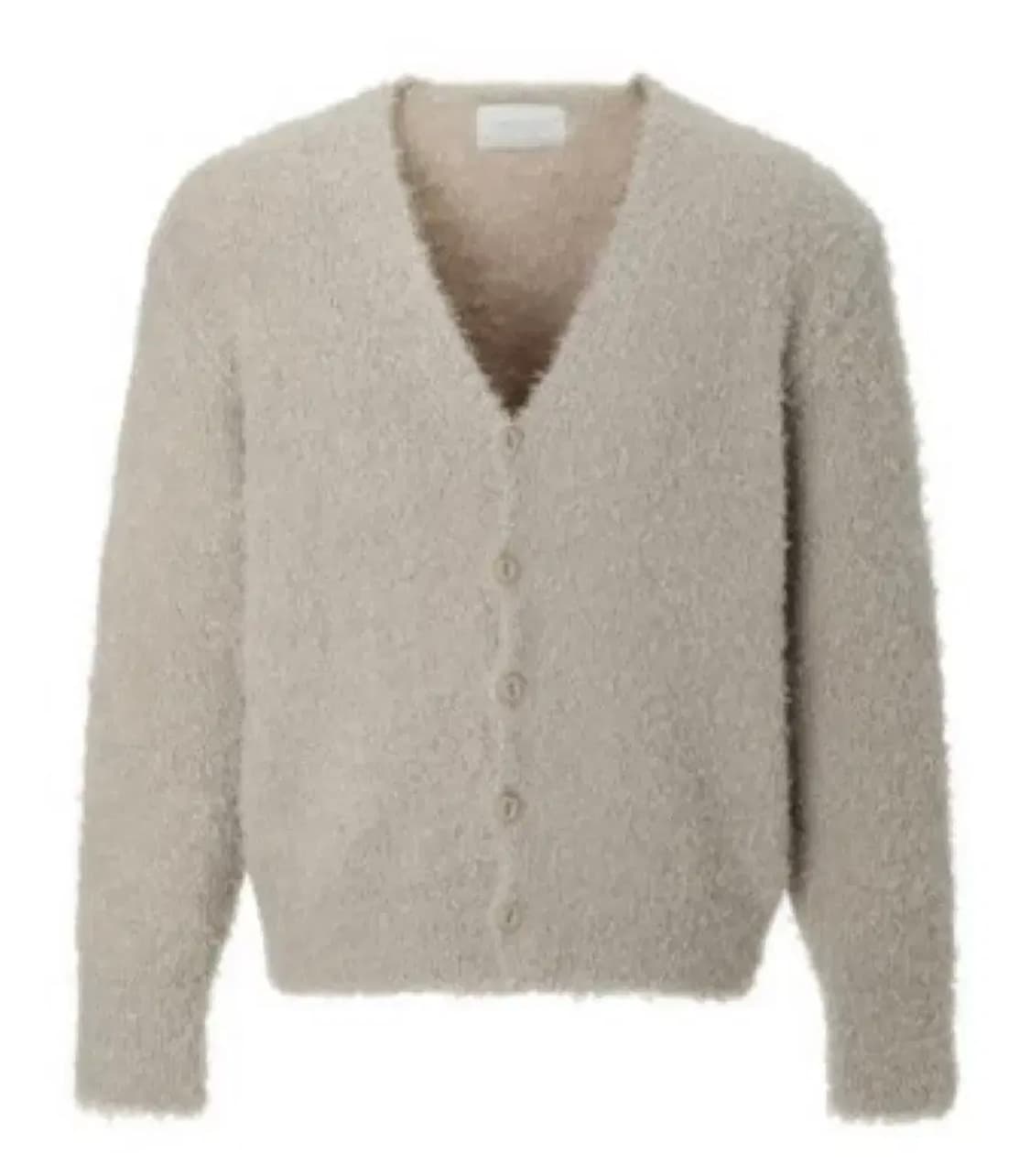 쓰리타임즈 푸들 가디건 베이지 상품이미지1