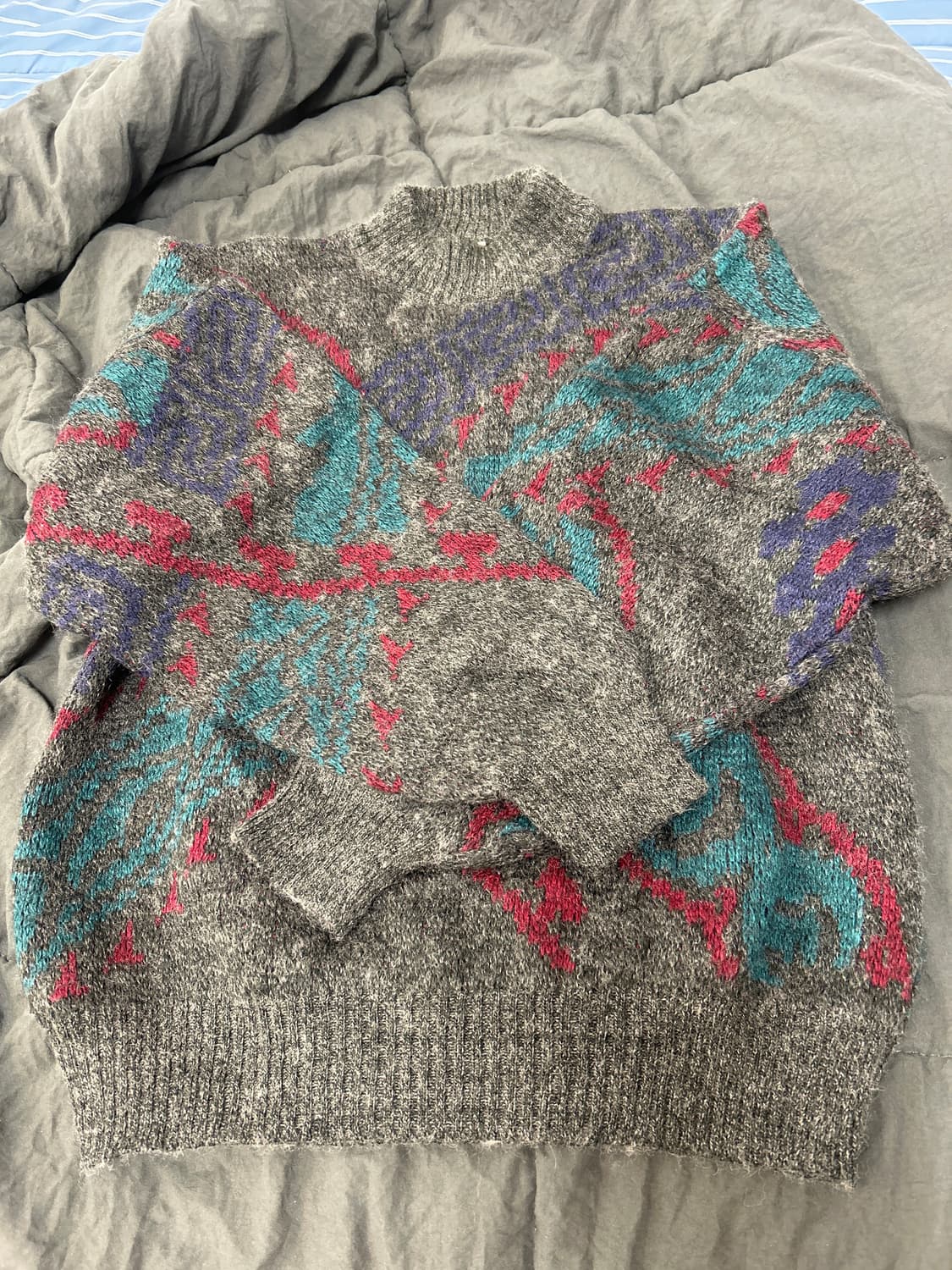 빈티지 패턴 니트 상품이미지1