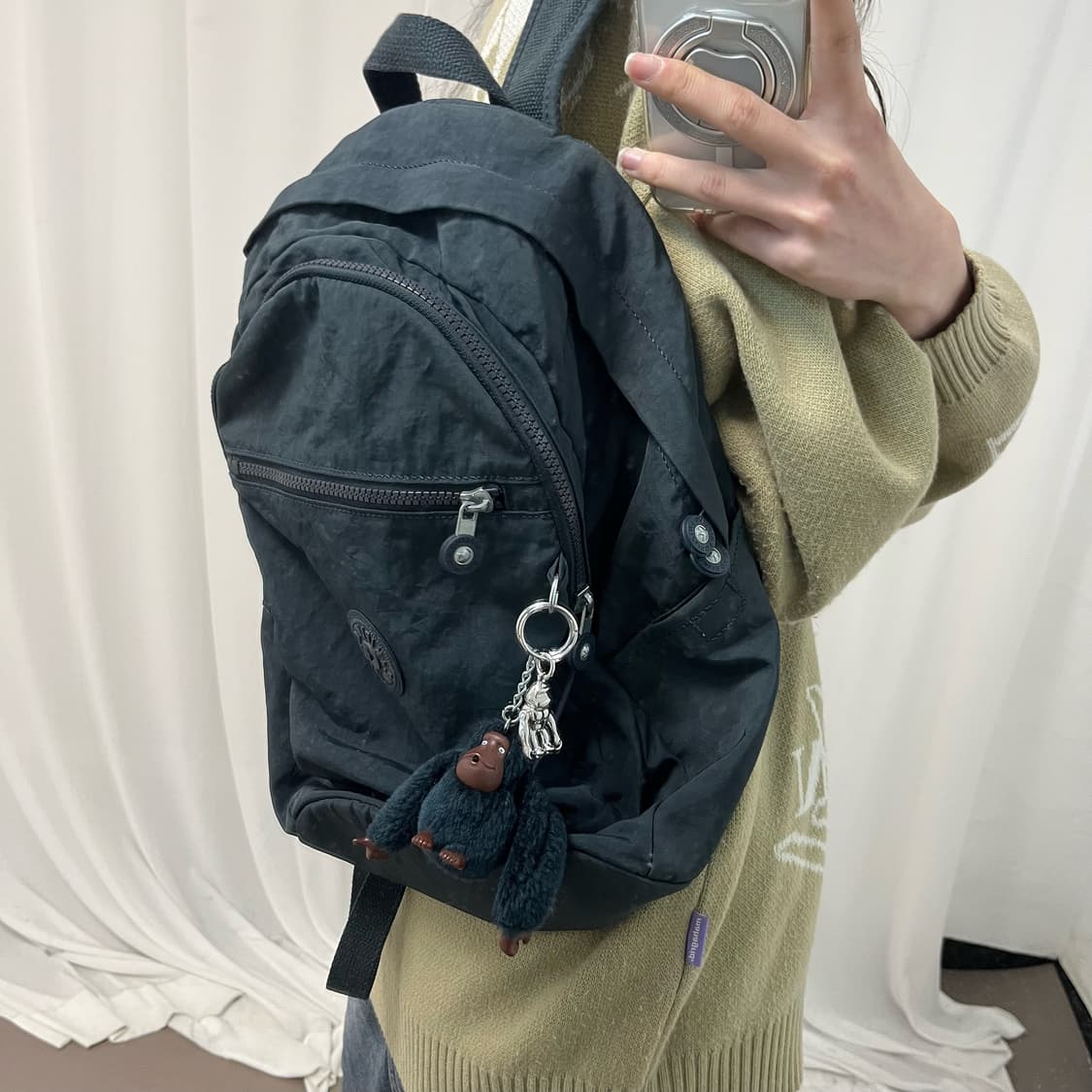 Kipling Backpack Navy 상품이미지3