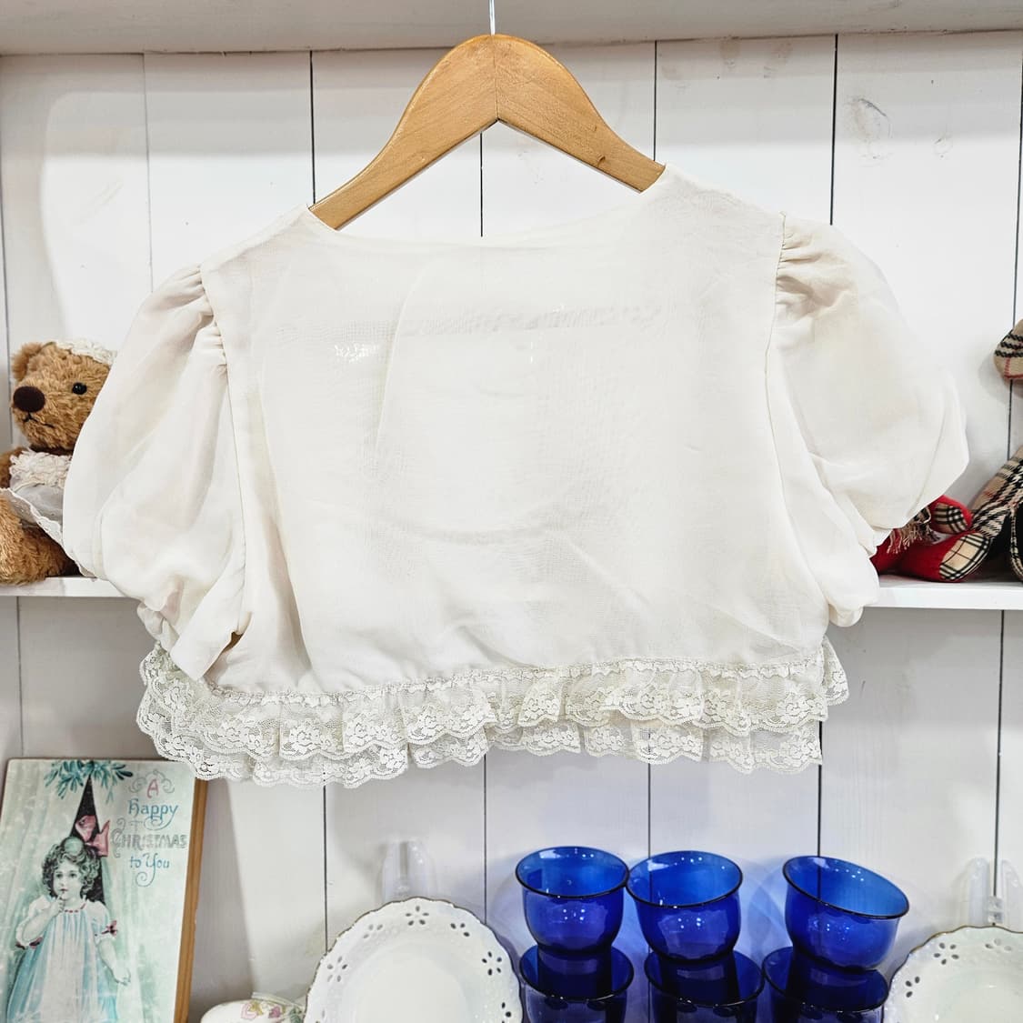 0327레이스 프릴 퍼프 볼레로 상품이미지5