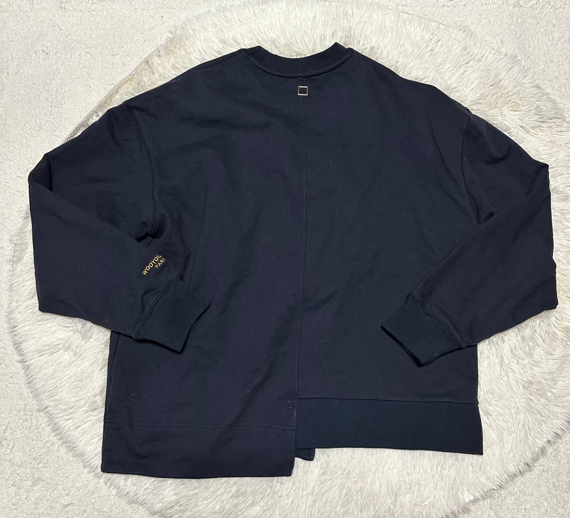 우영미 사선 절개 디테일 맨투맨 M 상품이미지7