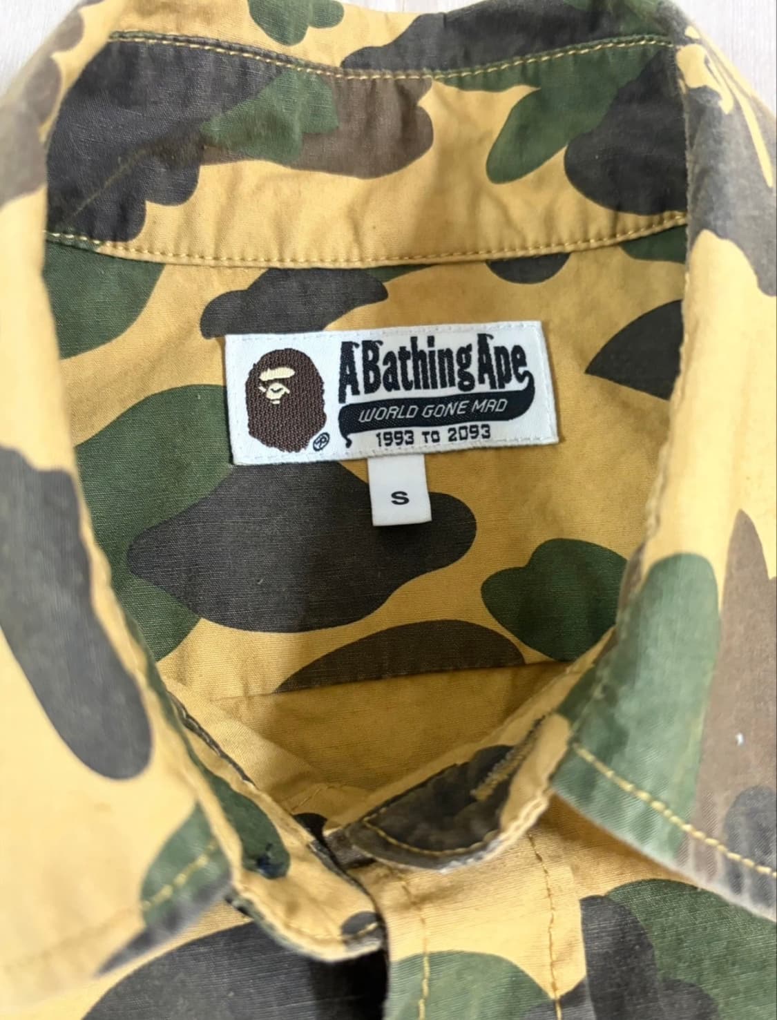 베이프 황계 셔츠 S사이즈 상품이미지5